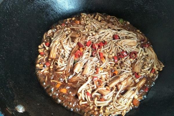 红油金针菇的做法图解7