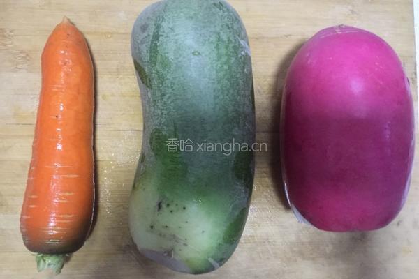萝卜丸子的做法图解1