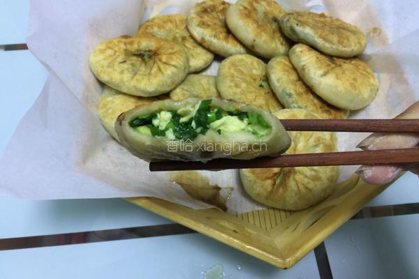 韭菜鸡蛋馅饼的做法图解10