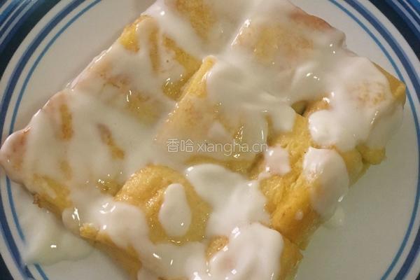 香蕉酸奶西多士的做法图解4