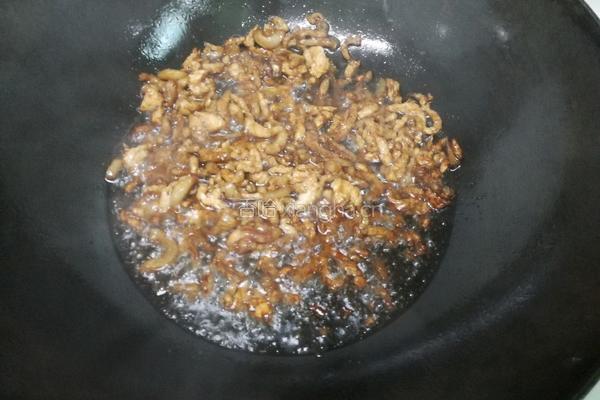 肉丝糊汤面的做法图解4