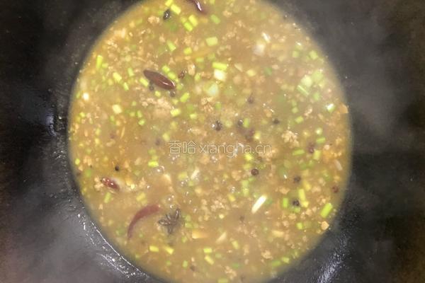 肉沫杂酱面「山西」的做法图解4