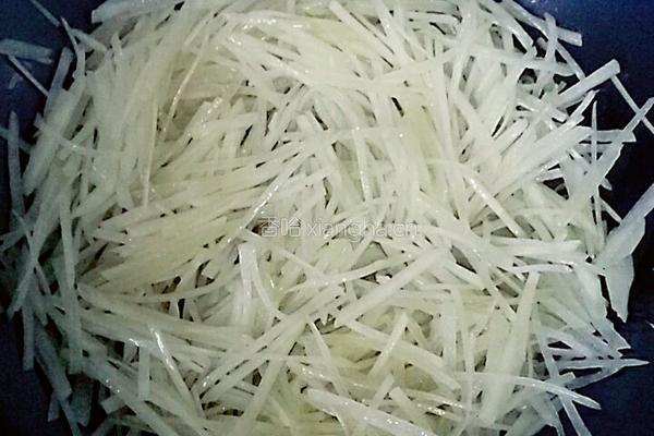 土豆炒肉丝的做法图解7