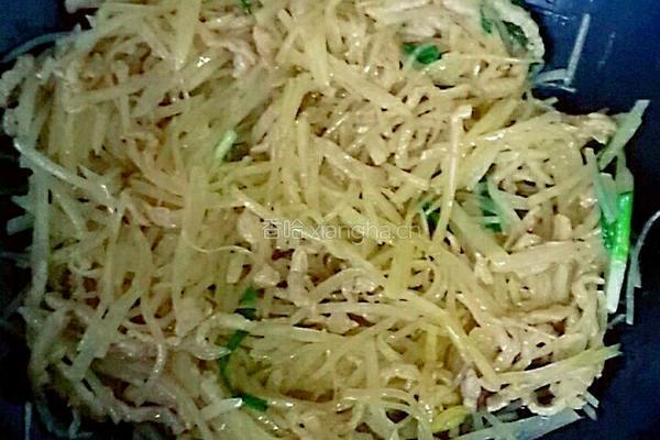 土豆炒肉丝的做法图解9