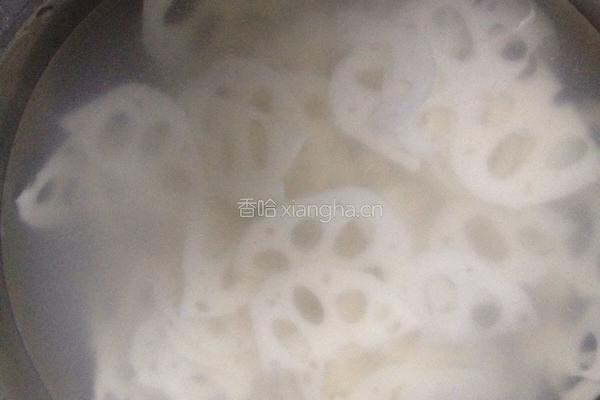 清炒藕片的做法图解2