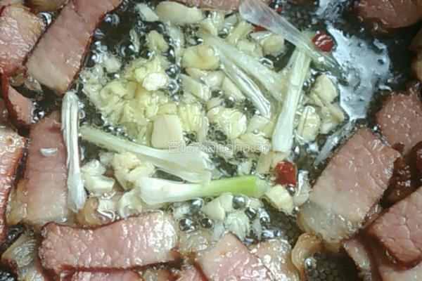 熏肉炒蒜苔的做法图解6