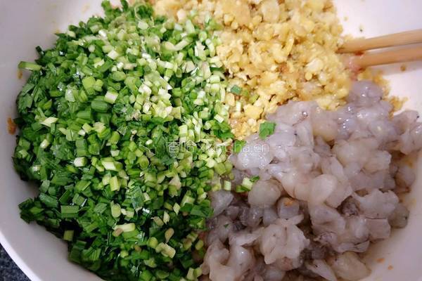 韭菜虾仁饺子的做法图解11