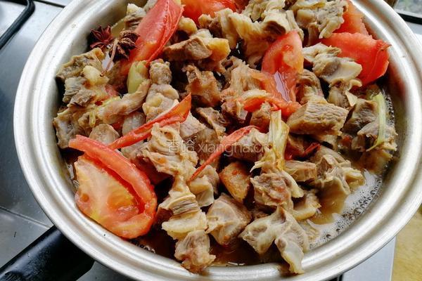 番茄土豆炖牛腩的做法图解4
