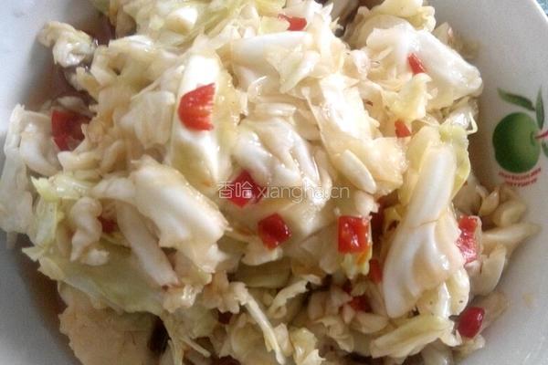 酸辣牛心菜制作法的做法图解7