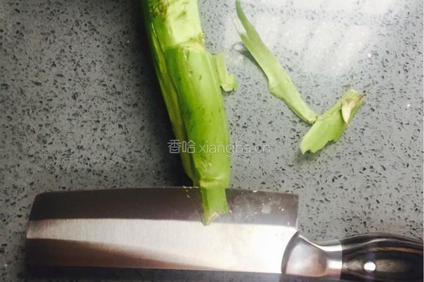 凉拌棒菜的做法图解2