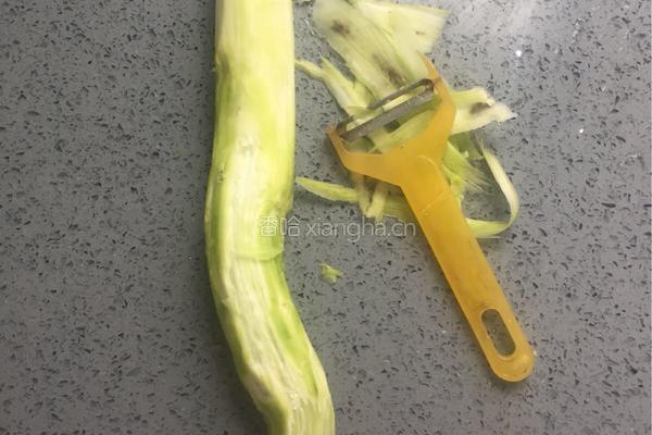 凉拌棒菜的做法图解3