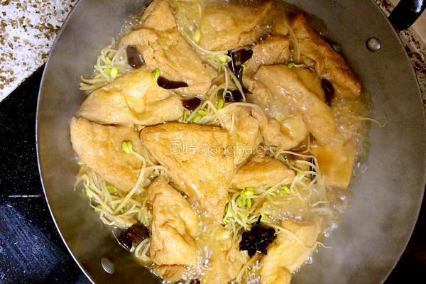 豆泡烧豆芽的做法图解10