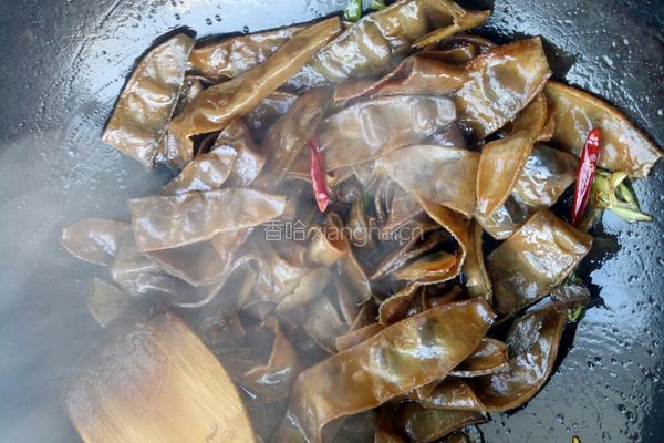 红烧干扁豆的做法图解3