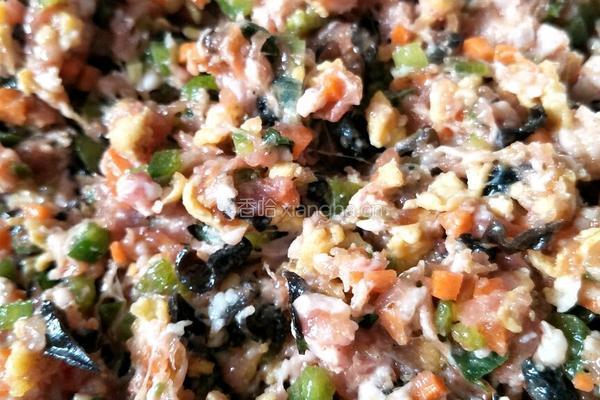 烫面蒸饺（蔬菜肉馅）的做法图解3
