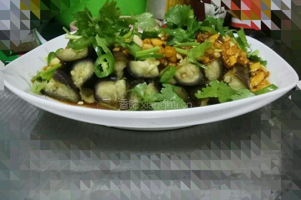 蒜泥拌茄条的做法图解7