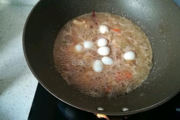 肉焖鹌鹑蛋的做法图解7