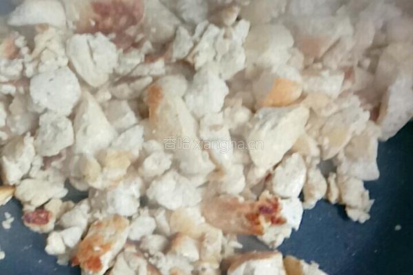 大酱炒豆腐的做法图解3