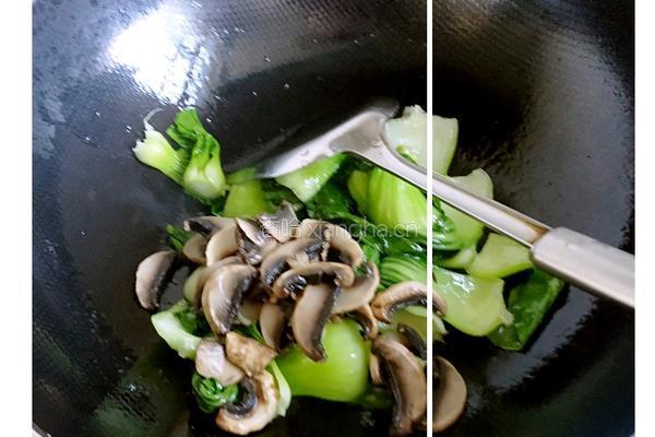 口蘑菜心的做法图解6