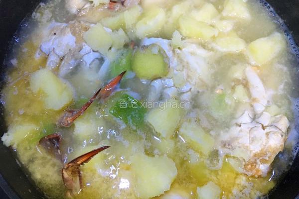 飞蟹炖土豆的做法图解8