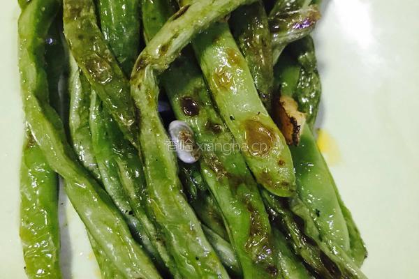 干煸四季豆的做法图解5