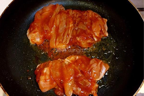 BBQ烤去骨鸡腿排的做法图解7