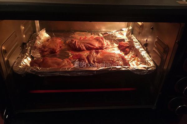 BBQ烤去骨鸡腿排的做法图解9