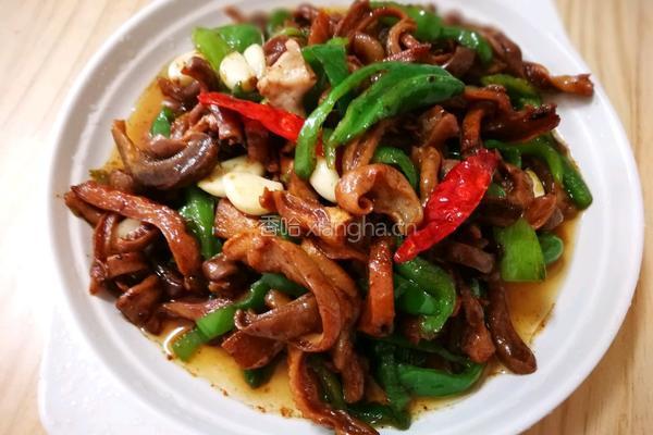 小炒猪肚的做法图解7
