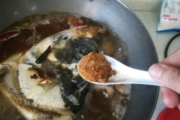 红烧胖头鱼的做法图解5