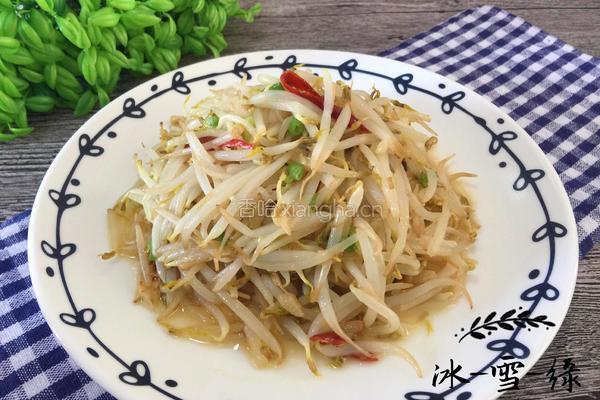 醋溜绿豆芽的做法图解7