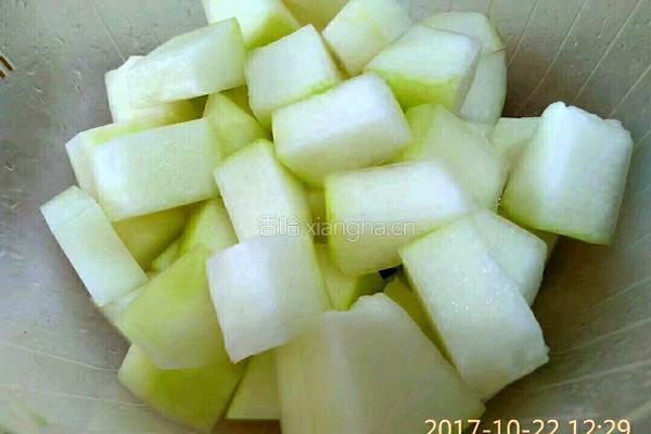 素烧冬瓜的做法图解2