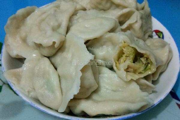 白菜猪肉大葱饺子的做法图解6