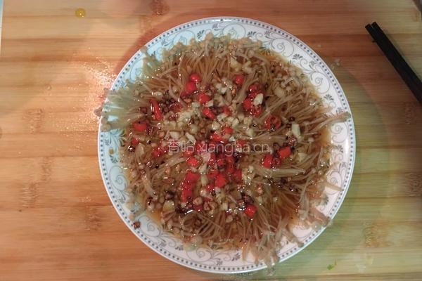 蒜蓉金针菇的做法图解5