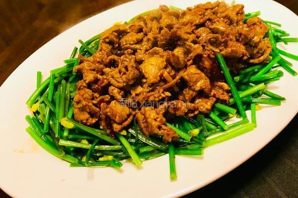 香炒韭菜花牛肉的做法图解19