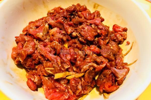 香炒韭菜花牛肉的做法图解9