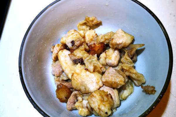 鲜蘑肉片的做法图解1