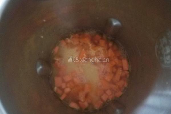 小米胡萝卜米糊的做法图解4