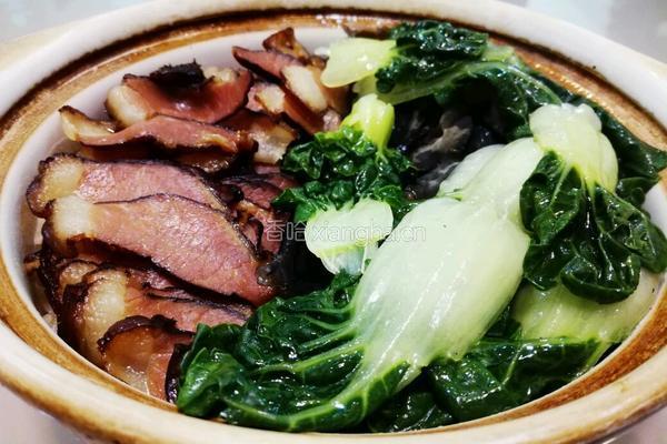 腊肉煲仔饭的做法图解8