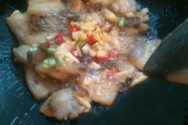 香干回锅肉的做法图解4