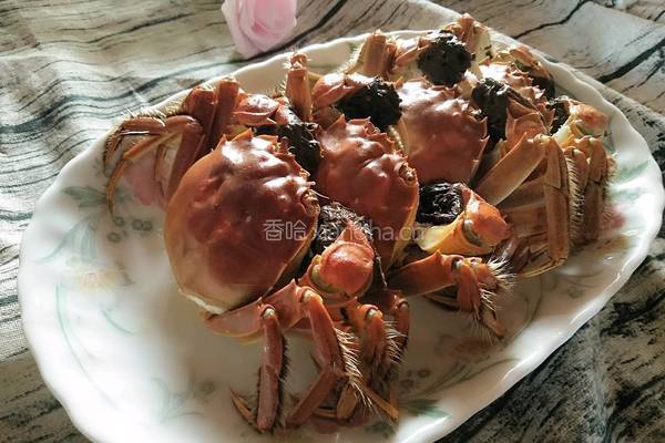 清蒸螃蟹的做法图解4