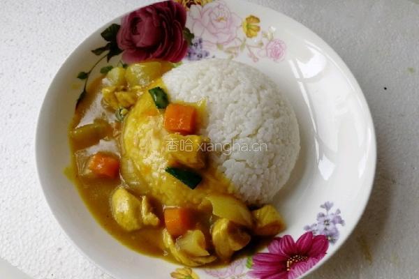 鸡肉土豆咖喱饭的做法图解8