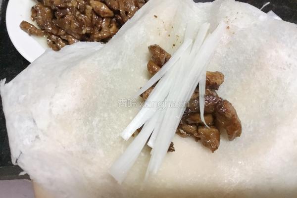 京酱肉丝卷饼的做法图解12