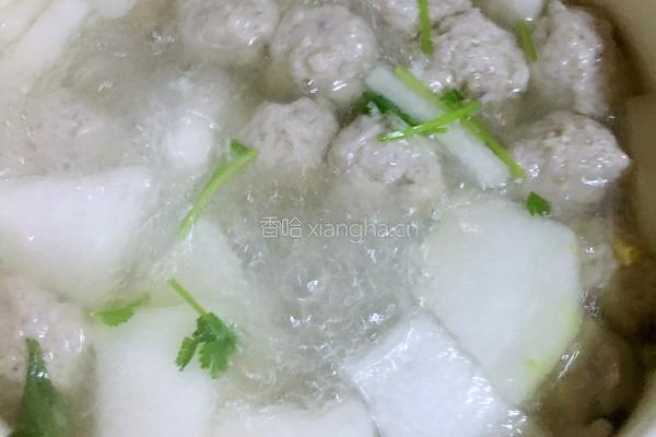 水煮丸子汤的做法图解6