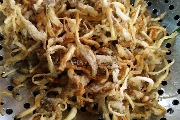 干煸野菌的做法图解3