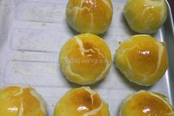 手工蛋黄酥的做法图解18