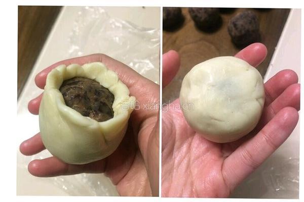手工蛋黄酥的做法图解15