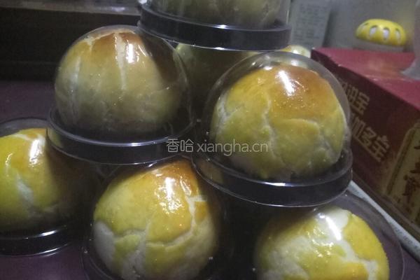 手工蛋黄酥的做法图解19