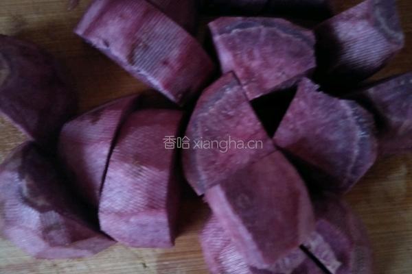 紫薯黑米粥的做法图解4