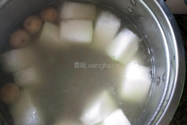 无花果冬瓜筒骨汤的做法图解9