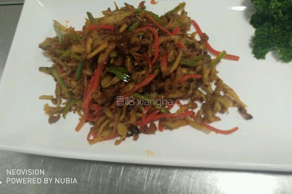 干煸野菌的做法图解4