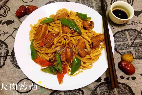 大肉炒面的做法图解9